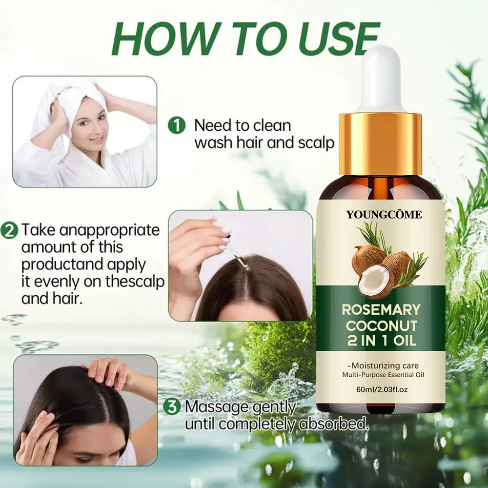 Rosemary Growth & Glow Hair Oil